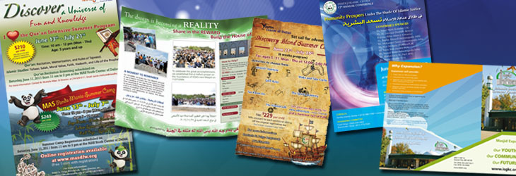 Brochures, Posters, & Fliers Design
